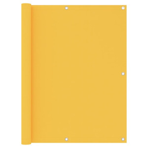 vidaXL Balkonscherm 120x500 cm oxford stof geel