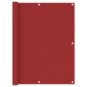 vidaXL Balkonscherm 120x500 cm oxford stof rood