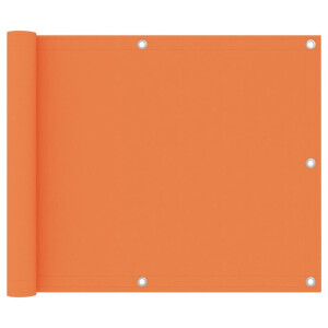 vidaXL Balkonscherm 75x500 cm oxford stof oranje