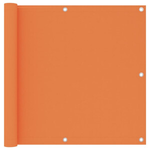vidaXL Balkonscherm 90x400 cm oxford stof oranje