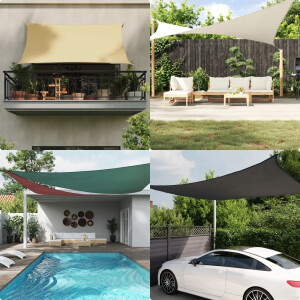 vidaXL Zonnescherm vierkant 2,5x2,5 m oxford stof beige