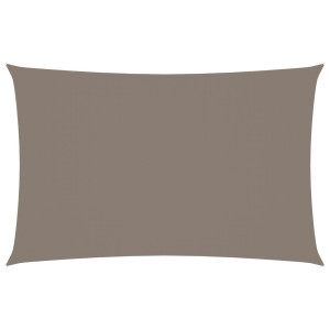 vidaXL Zonnescherm rechthoekig 3x6 m oxford stof taupe