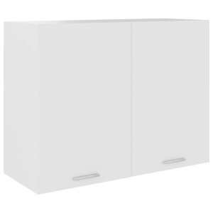 vidaXL Bovenkast Lyon 80x31x60 cm bewerkt hout wit