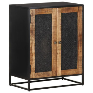 vidaXL Dressoir 60x35x75 cm ruw mangohout