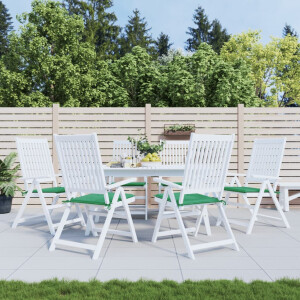 vidaXL Tuinstoelkussens 6 st 50x50x4 cm oxford stof groen