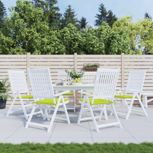 vidaXL Tuinstoelkussens 6 st 50x50x4 cm oxford stof felgroen