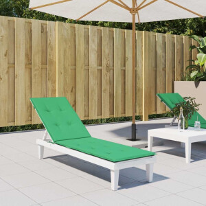 vidaXL Terrasstoelkussen (75+105)x50x4 cm groen