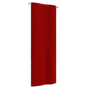 vidaXL Balkonscherm 80x240 cm oxford stof rood