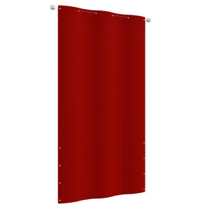 vidaXL Balkonscherm 120x240 cm oxford stof rood