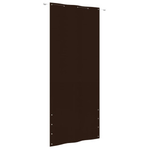 vidaXL Balkonscherm 100x240 cm oxford stof bruin