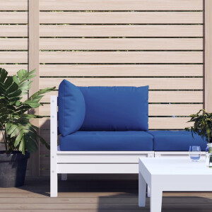 vidaXL Palletkussens 3 st oxford stof blauw
