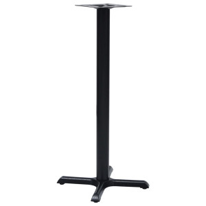 vidaXL Bistrotafelpoot 56x56x107 cm gietijzer zwart
