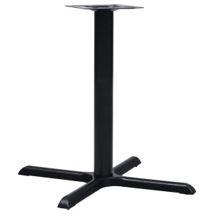 vidaXL Bistrotafelpoot 76x76x72 cm gietijzer zwart