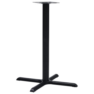 vidaXL Bistrotafelpoot 76x76x107 cm gietijzer zwart