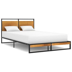 vidaXL Bedframe metaal 120x200 cm