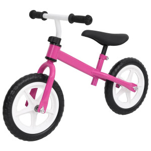 vidaXL Loopfiets met 9,5 inch wielen roze