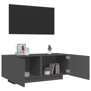 vidaXL Tv-meubel 100x35x40 cm spaanplaat grijs