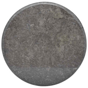 vidaXL Tafelblad Ø60x2,5 cm marmer zwart