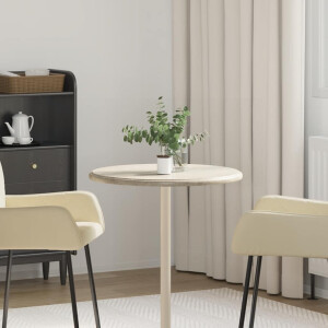 vidaXL Tafelblad Ø60x2,5 cm marmer grijs