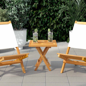 vidaXL Tafelblad vierkant 40x40x2,5 cm massief teakhout