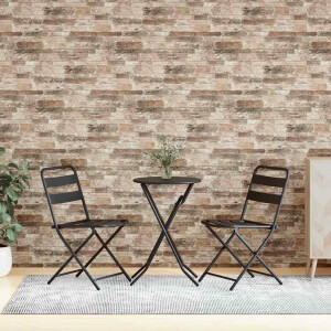 vidaXL 10 st Wandpanelen 3D meerkleurige baksteen EPS