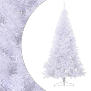 vidaXL Kunstkerstboom met standaard half 240 cm PVC groen