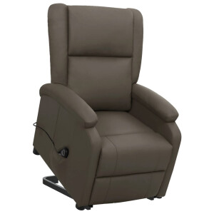vidaXL Sta-op-<a title="stoel vergelijken" href="https://furn.nl/stoelen">stoel</a> kunstleer grijs