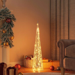 vidaXL Lichtkegel decoratief LED 90 cm acryl warmwit