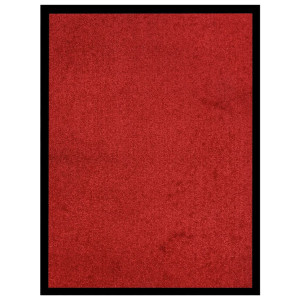 vidaXL Deurmat 60x80 cm rood