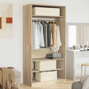 vidaXL Opbergbox 50x30x25 cm stof crèmekleurig