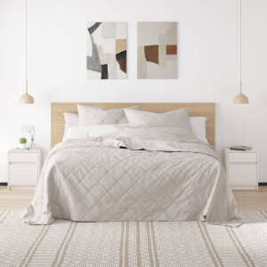 vidaXL Nachtkastje 40x31x50 cm massief grenenhout wit