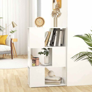 vidaXL Boekenkast/kamerscherm 60x24x94 cm bewerkt hout wit