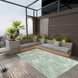 vidaXL Buitenkleed ARAKIL 160x230 cm polypropeen groen