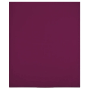 vidaXL Hoeslaken jersey 90x200 cm katoen bordeauxrood