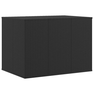 vidaXL Tuinbox 145x100x103 cm polyetheen rattan zwart