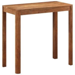 vidaXL Bartafel 110x55x106 cm massief acaciahout met honingafwerking