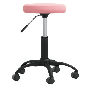 vidaXL Massagekruk fluweel roze