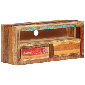 vidaXL Tv-meubel 88x30x40 cm massief gerecycled hout