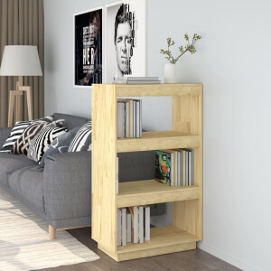 vidaXL Boekenkast / kamerscherm 60x35x103 cm massief grenenhout