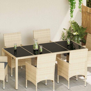 vidaXL Tafelblad 4 pcs Zwart gehard glas