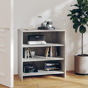 vidaXL Dressoir 70x40,5x75 cm bewerkt hout betongrijs
