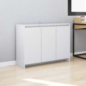 vidaXL Dressoir 102x33x75 cm bewerkt hout wit