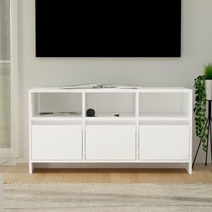 vidaXL Tv-meubel 102x37,5x52,5 cm bewerkt hout wit