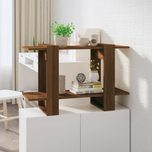 vidaXL Boekenkast/kamerscherm 80x30x51 cm bruin eikenkleur