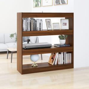 vidaXL Boekenkast/kamerscherm 100x30x103 cm bruin eikenkleur