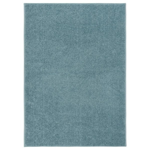 vidaXL Vloerkleed kortpolig 140x200 cm blauw