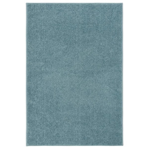 vidaXL Vloerkleed kortpolig 160x230 cm blauw