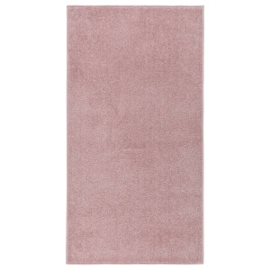 vidaXL Vloerkleed kortpolig 80x150 cm roze
