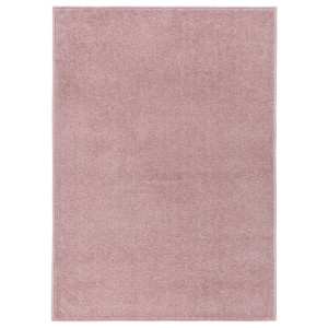 vidaXL Vloerkleed kortpolig 140x200 cm roze