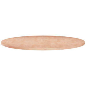 vidaXL Tafelblad rond Ø80x1,5 cm onbehandeld massief eikenhout